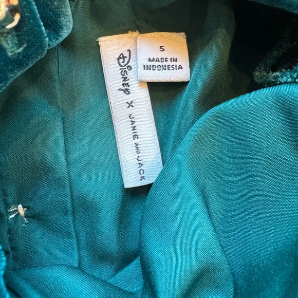 Janie and Jack Disney Frozen Velvet Dress Christmas holiday Anna 6Y - Picture 4 of 5